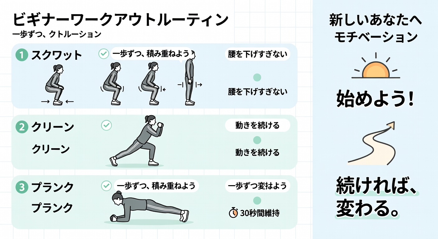 初心者スクワット